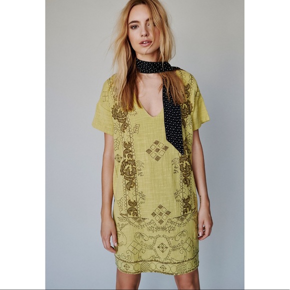 Free People Beaded Open Back Mini Dress - Picture 2 of 4